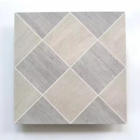 Carreaux de sol et de mur en céramique modernes pour extérieur, 300x300, aspect parquet, finition mate, antidérapants, pour villa, appartement, centre commercial, école, garantie 5 ans
