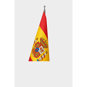 Spain Official Indoor <b>Flag</b> Digital Printed Pennant Style Garden Car Hand <b>Flag</b> Fiberglass and Plastic Material Aluminum <b>Pole</b> - Product Image 3
