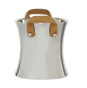 Cubo de champán de acero inoxidable, Enfriador de botellas de cerveza y vino, Cubo de almacenamiento para el hogar, bar, restaurante, hotel, Enfriador de hielo, bañera de bebidas - Product Image 3