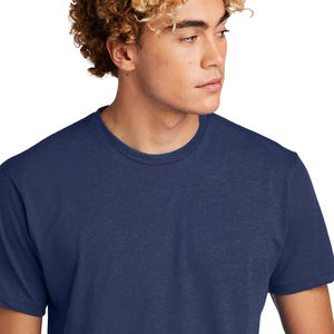 T-shirt en trois mélanges (extra doux) Bella Canvas T Shirts Plain Navy Bella Canvas Unisex T-Shirt Wholesale T Shirt BC3001 TShirts - Product Image 1