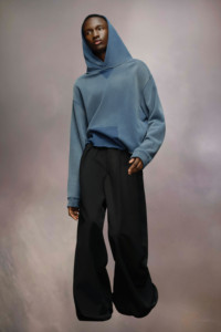 Custom Wholesale Men's <b>Plain</b> Acid Wash Hoodie 100% Cotton Heavyweight Fleece Oversized Pullover <b>Sweatshirt</b> - Product Image 3