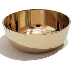 Pure Source India Kansa Bronze Solid <b>Bowl</b> 150 Ml 1 Piece Gold - Product Image 5