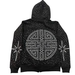 Sudadera con capucha y cremallera de algodón 100% de talla grande para hombre, peso pesado de alta calidad para invierno, Impresión de logotipo personalizado - Product Image 2