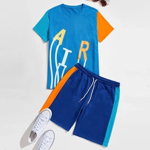 Conjunto de camiseta de manga corta de verano para hombre de alta calidad con logotipo bordado de secado rápido Diseño personalizado Técnicas lavadas Estilo liso - Product Image 3