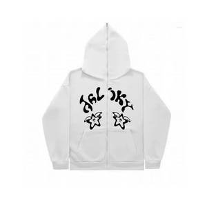 เสื้อมีฮู้ดซิปสำหรับผู้ชายแบบปักและย้อมสีล้วนจากประเทศปากีสถานผลิตตามสั่งล่าสุด2024 - Product Image 5