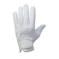Guantes de Golf Unisex Personalizados con Logotipo, de Alta Calidad, de Piel de Oveja Cabretta, Antideslizantes, Suaves y Transpirables, con Cierre de Gancho y Bucle