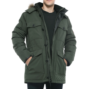 Chaquetas Parka para Hombre, al por Mayor, con Logotipo Personalizado, Estilo Holgado, con Cierre, 2026, 100% Poliéster, Resistentes al Viento, Tallas Grandes, Venta Caliente - Product Image 3