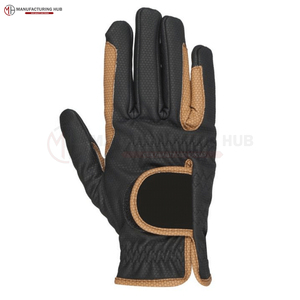 Guantes Negros de Cuero de la Mejor Calidad para Hombres, Mujeres y Niños, para Equitación, Polo, Ciclismo - Product Image 3