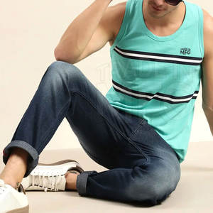 เสื้อกล้ามใส่เล่นยิมผู้ชายเสื้อกล้ามดีไซน์โลโก้แบบเรียบทำจากวัสดุที่ดีที่สุด - Product Image 4