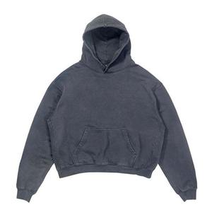 Sudadera con Capucha Extra Grande para Hombre, Estilo Coreano, 100% Algodón, 380g, con Logotipo Personalizado al por Mayor, Bordada, Ropa Urbana para Invierno, Talla 6XL - Product Image 2