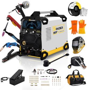NUEVO EN STOCK Soldadora Industrial de Aluminio SSSIMDER SD-4050 10 en 1, MIG TIG Cut, Consumibles, OEM, Origen Estadounidense, 1 Año de Garantía - Product Image 2