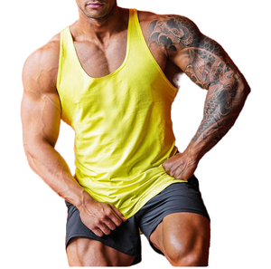 เสื้อกล้ามออกกำลังกายผู้ชาย ไซส์ใหญ่ ผ้าเจอร์ซีย์ถัก โพลีเอสเตอร์/คอตตอน ระบายอากาศ ผลิตจากโรงงานในปากีสถาน ขายส่ง - Product Image 1