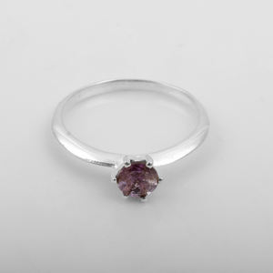 Elegant Real Purple <b>Amethyst</b> Gemstone <b>Ring</b> Handmade 925 Sterling Silver Jewelry Eternity Vermeil <b>Rings</b> Gift for Her - Product Image 3