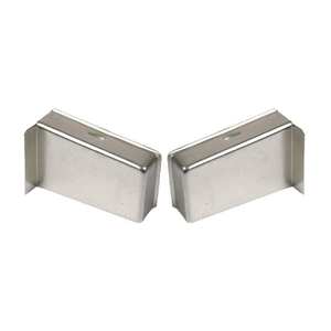 Gusci di Copertura in Metallo Cromato Satinato Destro Sinistro (2 pz.) - Product Image 1