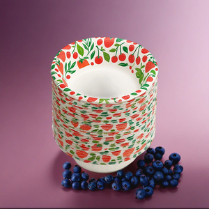 Bols jetables biodégradables de qualité alimentaire 300 GSM SBS panneau vierge résistant aux fuites pour le service chaud et froid bols jetables de 20 oz - Product Image 5