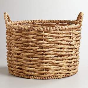 Luxury Water Hyacinth <b>Basket</b> For Premium Interior Decoration Offering Elegant Storage With Natural <b>Weave</b> - Product Image 3