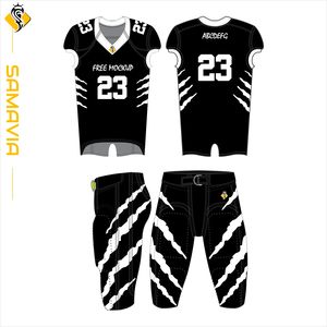Conjunto de uniformes de fútbol americano con tela que absorbe la humedad y costuras reforzadas - Product Image 6