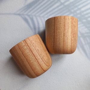 Tasse en bois naturel, réutilisable, fabricant, cadeau, tasse à café, thé, tasse, poignée, haute qualité, provenant du Vietnam - Product Image 2