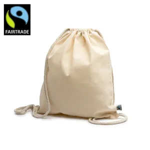 Zaino sportivo sostenibile Massanzago con coulisse per gadget promozionali - Product Image 1