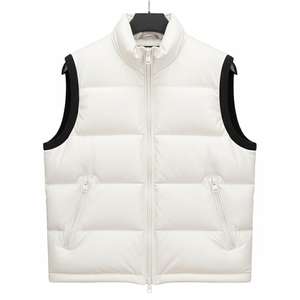 Chaleco Acolchado para Hombre con Capucha, Chaleco Abrigado sin Mangas con Cremallera para Invierno, Estilo Pufferfish, Chaleco Acolchado para Hombre - Product Image 5