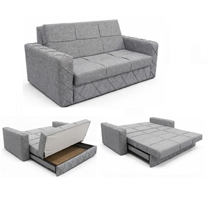 Modern Mabelia Oval Living Room <b>Sofa</b> Set Custom Upholstery High-Density Foam Cushioning <b>Wood</b> <b>Frame</b> <b>Sofa</b> Bed Straight Arms - Product Image 2