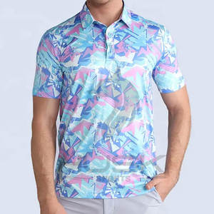 เสื้อโปโลพิมพ์180สแปนเด็กซ์92% 8% โพลีเอสเตอร์พิมพ์ซับลิเมชัน GSM - Product Image 2