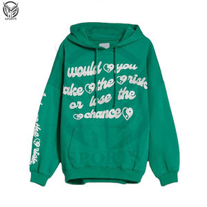 Sudadera con Capucha Corta Holgada de 600 Gsm, 100% Algodón, con Botones, Personalizable, Unisex, Talla Grande, Forrada con Forro Polar Ecológico - Product Image 3