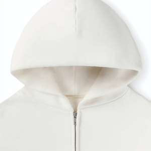 เสื้อฮู้ดผ้าฝ้ายขนแกะ100% สำหรับผู้ชาย2024กันหดสำหรับฤดูหนาวแบบพอดีตัว - Product Image 3