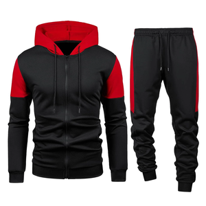 Survêtements décontractés pour hommes automne-hiver, grandes tailles, nouveau design, logo personnalisé, respirant, coupe-vent, polaire, couleur unie, écologique - Product Image 6