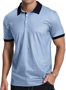Ajuste moderno transpirable algodón Premium ajuste Regular suave de talla grande hombres para camisas de punto impreso estilo Safari personalizable - Product Image 5