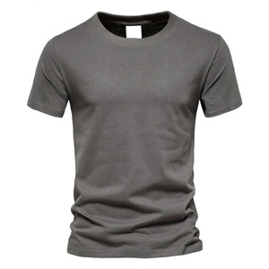 T-shirt décontracté en coton à col en V T-shirt de fitness de couleur unie pour hommes T-shirt en coton doux et confortable T-shirt de fitness de gymnastique - Product Image 4