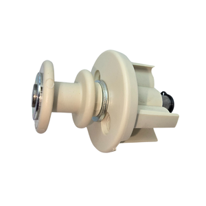 Tapa frontal marfil diámetro 40 sin corredor Accesorios de plástico impresos profesionales para toldo Made in Italy - Product Image 1