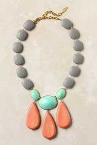 Bijoux de mode Ensemble de colliers en résine avec boucles d'oreilles assorties pour mariage et fête au prix d'exportation - Product Image 4