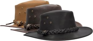 Chapeau en cuir de luxe résistant aux intempéries, ultra durable et conçu pour le style, le confort et les grands espaces - Product Image 5