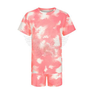 ชุด2ชิ้นลำลองของผู้ชายมาใหม่2023เสื้อแขนสั้นพิมพ์ลายกางเกงขาสั้นถักสำหรับสวมใส่กลางแจ้งในฤดูใบไม้ผลิฤดูหนาว - Product Image 1