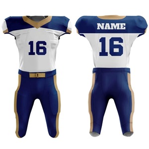 Ropa de fútbol americano de sublimación completa, uniformes de talla grande de secado rápido para hombre, venta al por mayor, fútbol americano personalizado, OEM personalizado - Product Image 6