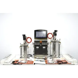Réacteur Bioreactor Biostat B Twin pour culture cellulaire, 5L, 10L, en verre SW, universels, automatique, capacité 200L, avec cuve de réaction centrale – Offres promotionnelles - Product Image 1