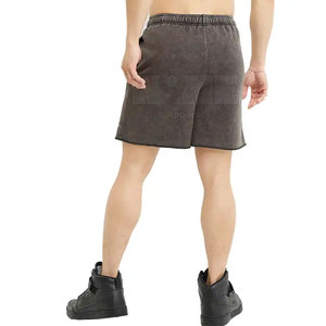Service OEM Prix de Gros Design Personnalisé Short Solide Délavé à l'Acide Nouvelle Arrivée Style Décontracté Marque Privée Vente 100% Coton Livraison Rapide - Product Image 4