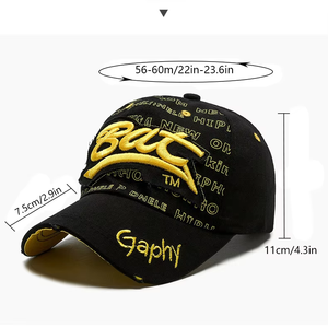 Casual Unisex Sports Baseball <b>Cap</b> Luxury 3D Embroidery Waterproof 5-Panel <b>Hat</b> Custom Designer <b>Promotional</b> Offers - Product Image 4