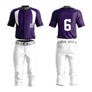 เครื่องแบบเบสบอลของผู้ชายเสื้อเจอร์ซีย์ซับลิเมตพร้อมกางเกงชุดกีฬา - Product Image 1