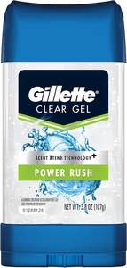 Déodorant anti-transpirant pour homme Triple acier inoxydable Protection contre les odeurs de transpiration 72h Gel transparent Parfum vague fraîche 3,8 oz - Product Image 3