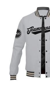 <b>Summer</b> breathable wool varsity <b>jacket</b> for <b>men</b> with custom embroidery windproof bulk teamwear style - Product Image 5