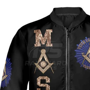 Chaqueta Masónica Transpirable con Diseño Bordado Personalizado, Abrigo Masónico para Hombre, Chaqueta de la Hermandad Masónica - Product Image 6