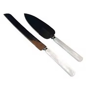 ชุดมีดตัดเค้กและมีดสำหรับงานแต่งงานสำหรับงานเสิร์ฟเค้ก - Product Image 4