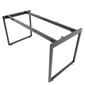 Home <b>Office</b> & Hotel Modern Metal Minimalist <b>Table</b> 140x70cm Steel Frame Slean System HCSL007 - Product Image 5