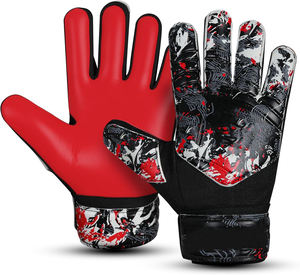 Gants de gardien de but de football fabriqués en usine professionnelle, en latex antidérapant, à doigts entiers, en tissu respirant, unisexe, vente en gros OEM - Product Image 1