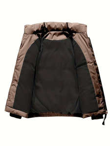 Chaqueta Acolchada de Lona de Alta Calidad para Hombre, Chaqueta de Burbujas con Estampado de Verano, Talla Grande, Ligera, Impermeable y Transpirable - Product Image 5