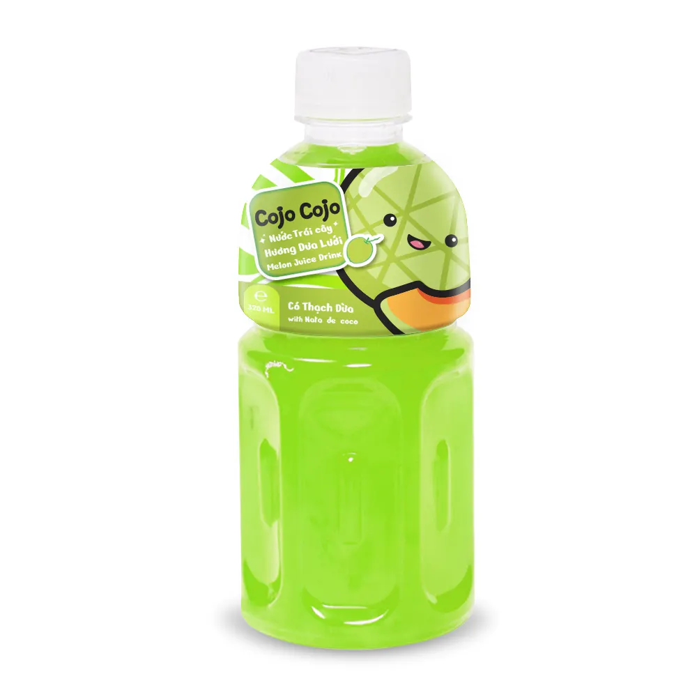 11.2 Floz Fles Premium Cojo Cojo Meloen Sap Drinken Met Nata De Coco, Groothandel Leveranciers Vruchtensap Watermeloen Sap Maken