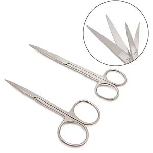 Ciseaux de microchirurgie manuels stérilisés, haute précision, conception à œil droit, acier inoxydable de qualité médicale, certifié CE - Product Image 1