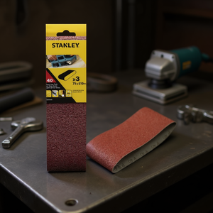 Bandes abrasives multi-paquet Stanley 75x510 mm pour ponceuses à bande, pour travaux de ponçage - Product Image 3